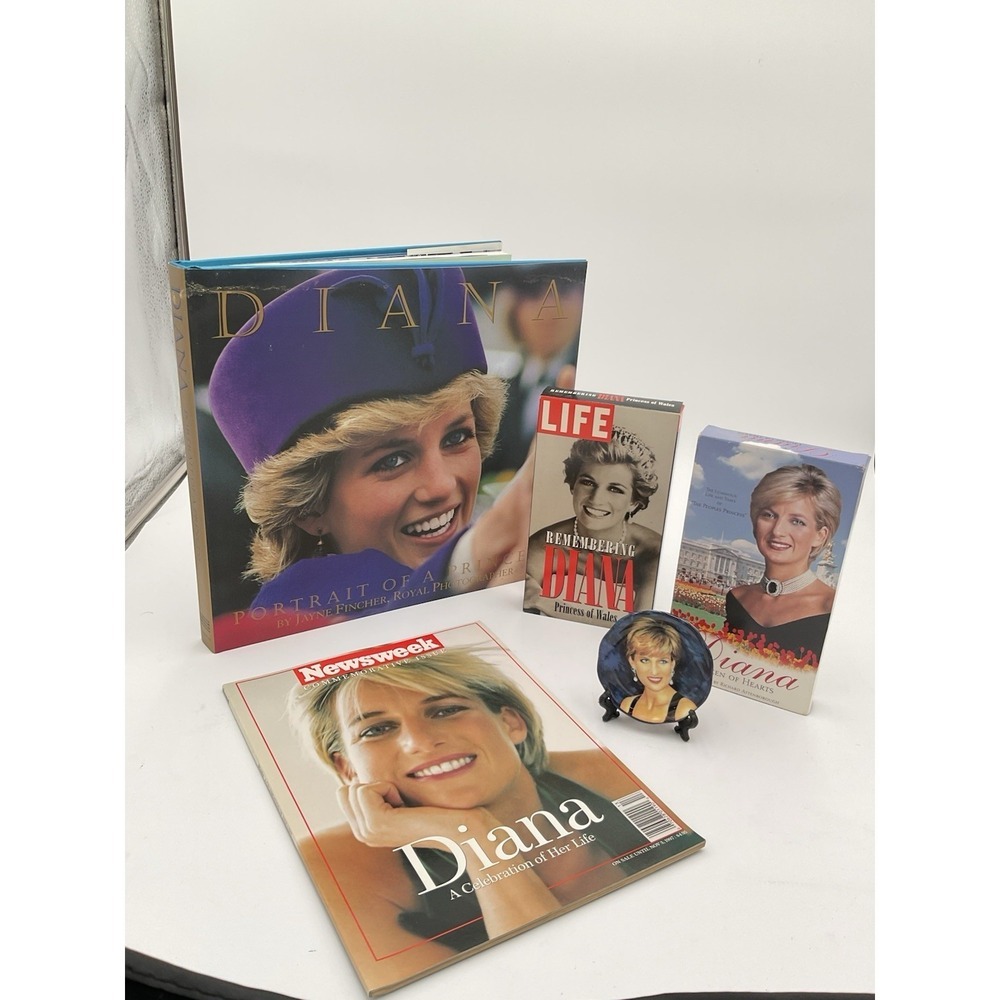 Princess Diana Collectible Lot, Magazines, Commemorative Issues, Tributes